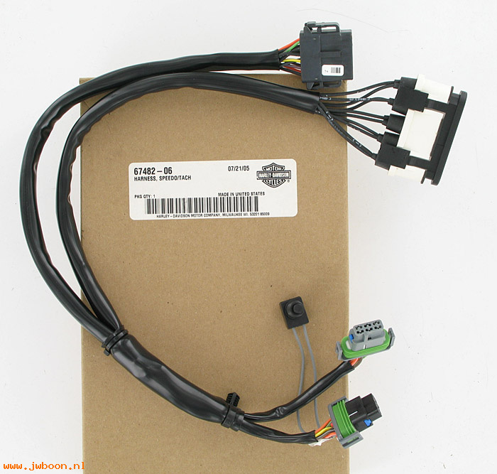   67482-06 (67482-06): Wire harness - speedometer / tachometer - NOS - FXDL 2006