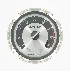   67522-04B (67522-04B): Tachometer, 4" spun aluminum face, 5500 Redline -NOS- XL,FLHT,FXD