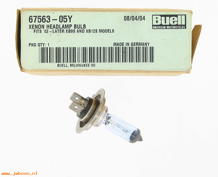   67563-05Y (67563-05Y): Xenon headlamp bulb XB - NOS - Buell XB9S, XB 12S