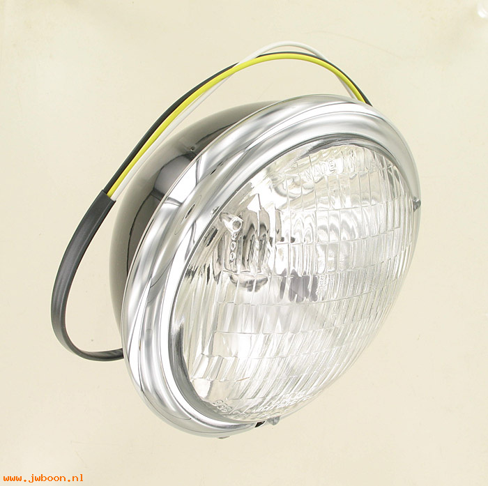   67597-01 (67597-01): Headlamp - domestic - NOS - FXDP 01-02, Dyna Defender