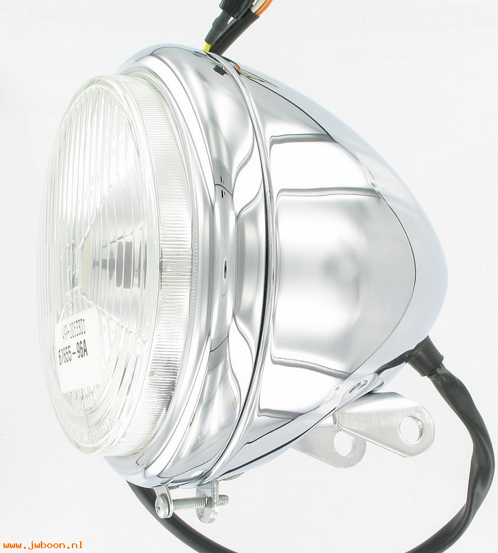   67655-96A (67655-96A): Headlight - 5-3/4" - left dip - NOS - FXSTS, FLSTS, 96-99