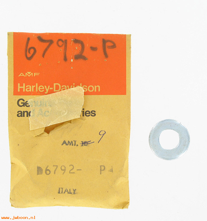      6792P (    6792P): Washer, 12 mm - NOS - Aermacchi Sprint 69-74. AMF Harley-D