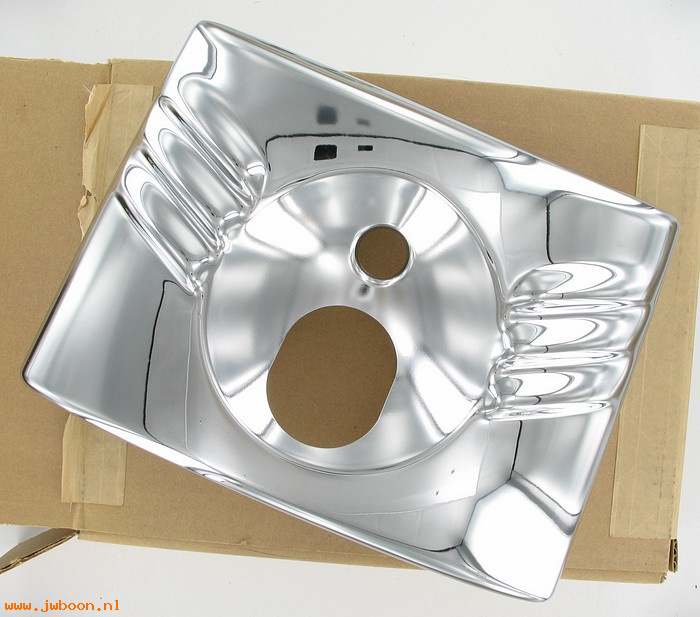   67982-07 (67982-07): Cover, front panel-triple clamp - NOS - Heritage Softail FLST 07-