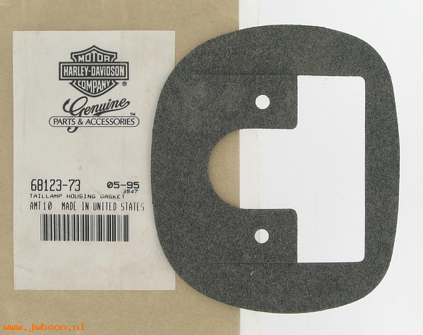   68123-73 (68123-73 / 26577): Gasket, taillight - NOS - All models 73-98. Sportster Ironhead XL