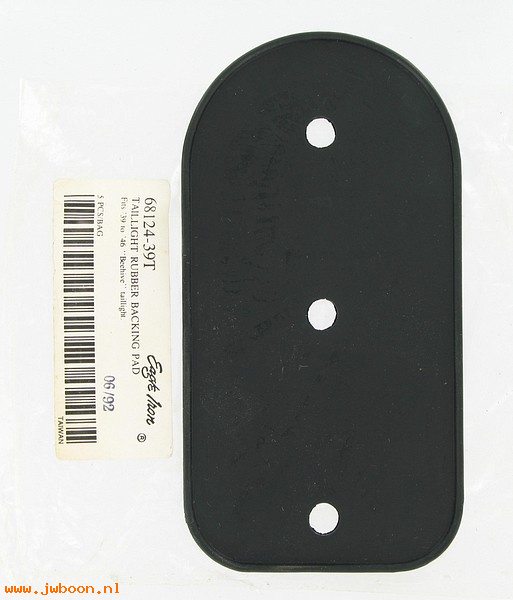   68124-39T (68124-39 / 5063-39): Pad, taillight - beehive   "Eagle Iron" - NOS - All models 39-46