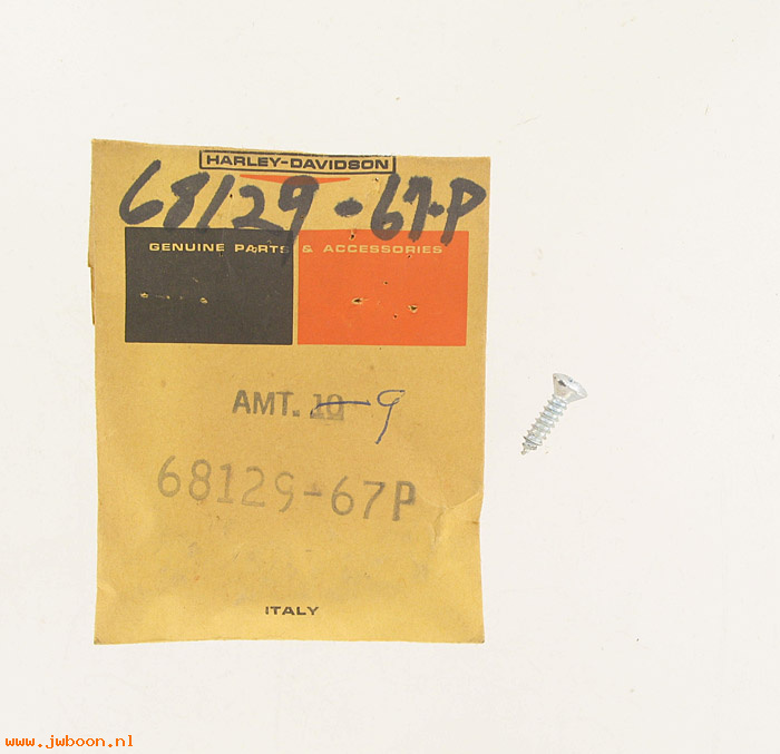  68129-67P (68129-67P): Screw, tail lamp housting,self tapping - NOS - M-50,Rapido,Sprint
