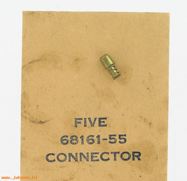   68161-55 (68161-55): Tail lamp connector contact - NOS - Lightweights '55-'59
