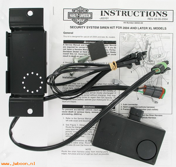   68352-04 (68352-04): Security system smart siren kit - NOS - Sportster XL '04-'05