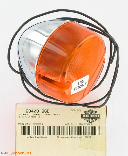   68408-86D (68408-86D): Directional lamp - NOS - Sportster XL, FXR, Softail
