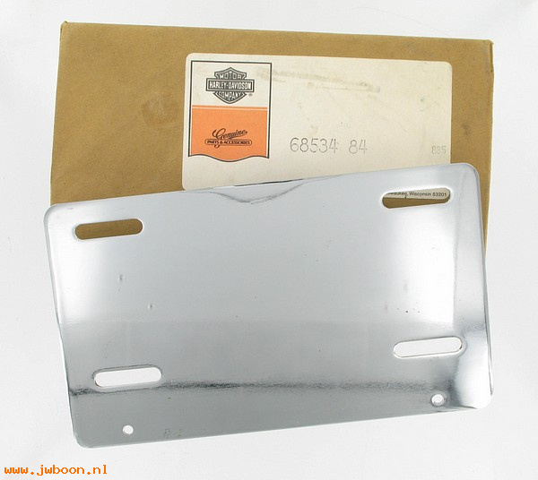   68534-84 (68534-84): Back-up plate, decorative bullet light kit - NOS - FLH,FXRT,FLT