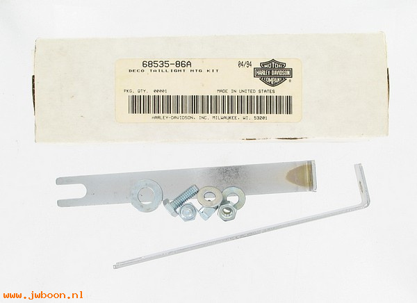   68535-86A (68535-86A / 68639-93): Decorative bullet taillights (68524-79D) mounting kit - NOS - FLH