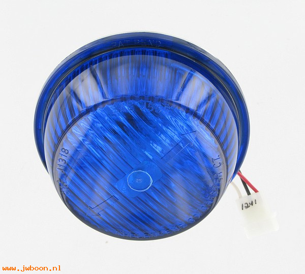   68554-01 (68554-01): Strobe light, blue lens - Whelen - NOS - FLHP,FXDP, Dyna Defender