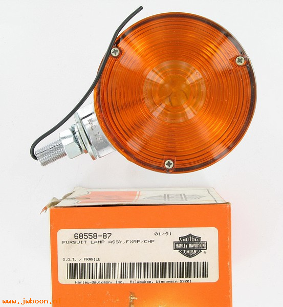   68558-87 (68558-87): Pursuit lamp - NOS - FXRP (CHP), Police Low Rider