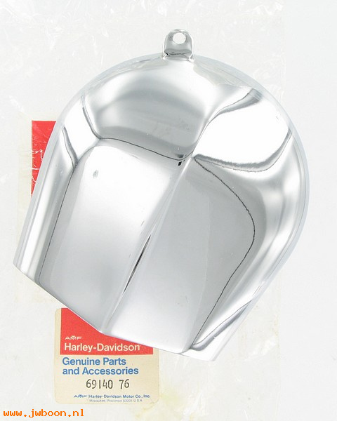   69140-76 (69140-76): Cover, low note horn - NOS - Sportster XL L76-e85. Ironhead