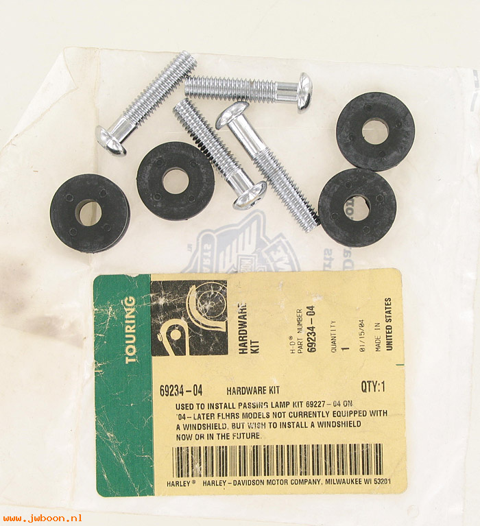   69234-04 (69234-04): Passing lamp hardware kit for 69227-04(A) - NOS - FLHRS '04-