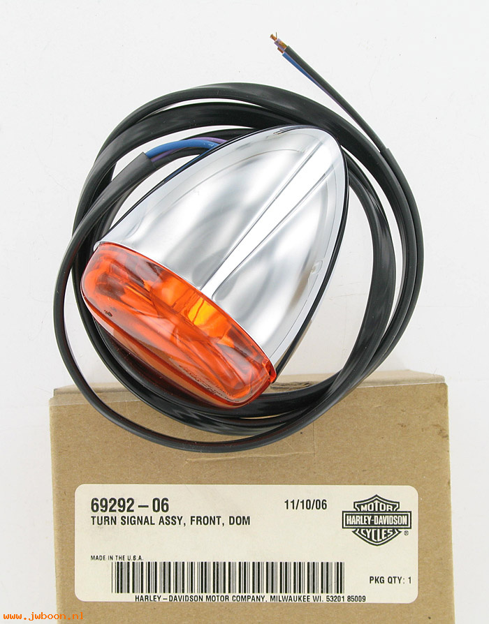   69292-06 (69292-06): Turn signal - front - domestic - NOS - Touring