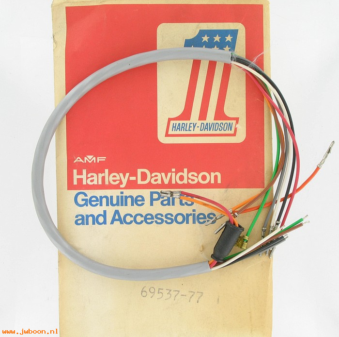   69537-77 (69537-77): Wiring harness,right handlebar switch -NOS - XLS 79-80. FXS 77-79