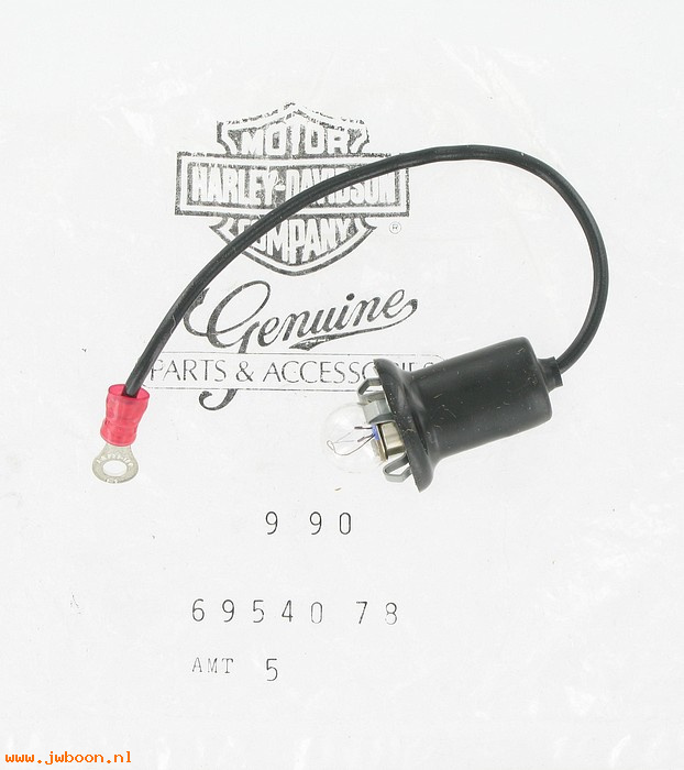   69540-78 (69540-78): Socket with wire - gauge allumination - NOS - XL 79-81. FLH 77-81