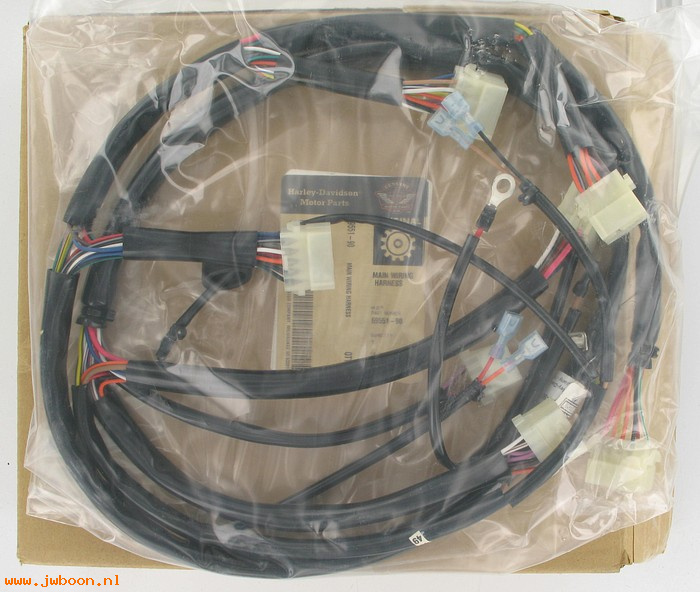   69551-90 (69551-90): Main wiring harness - NOS - FXDB 1991, Dyna Glide Sturgis 1991
