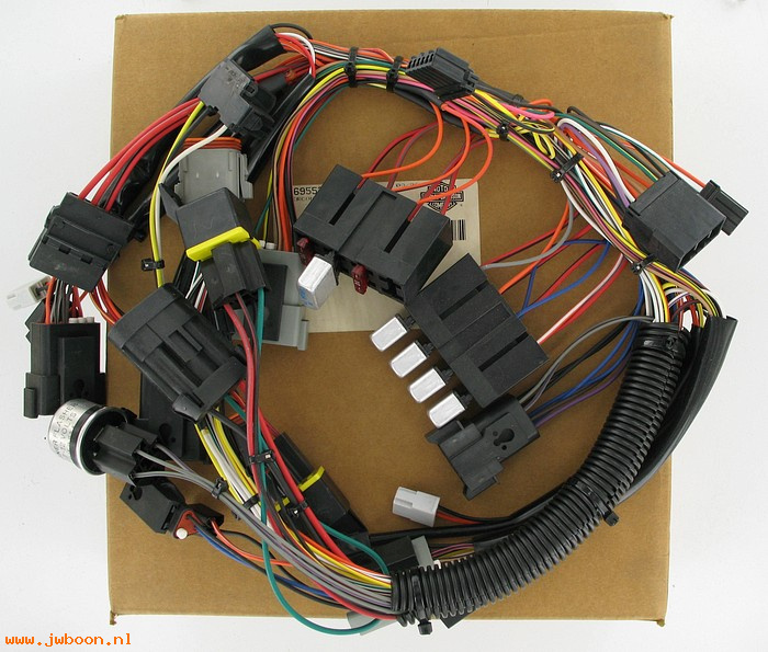   69552-96 (69552-96): Wiring harness - interconnect - NOS - FLHTP 1996, Police