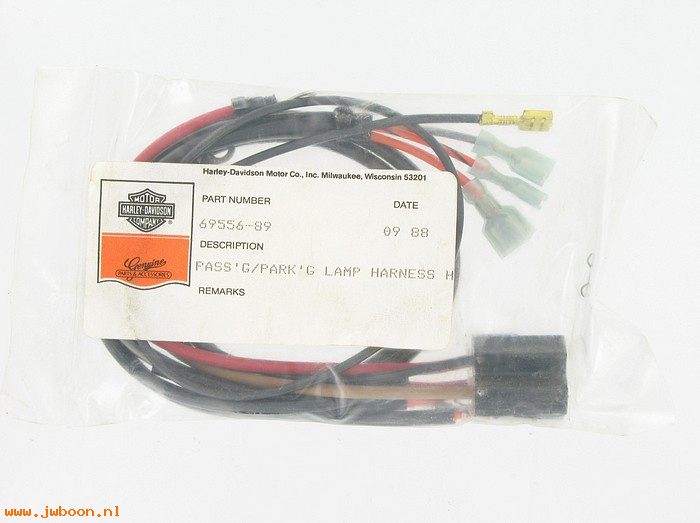   69556-89 (69556-89): Wiring harness - passing / parking lamp - NOS - FLHT '89-'94