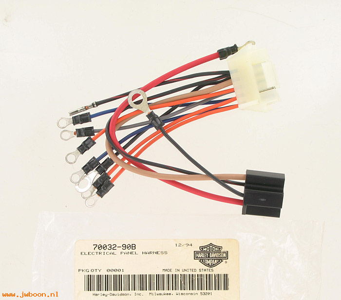  70032-90B (70032-90B): Wiring harness - electrical panel - NOS - FXD, Dyna 91-94