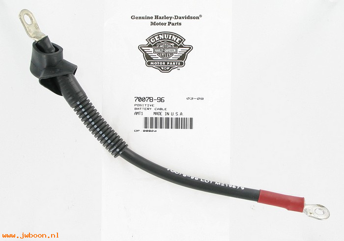   70078-96 (70078-96): Positive battery cable - NOS - Softail 96-99