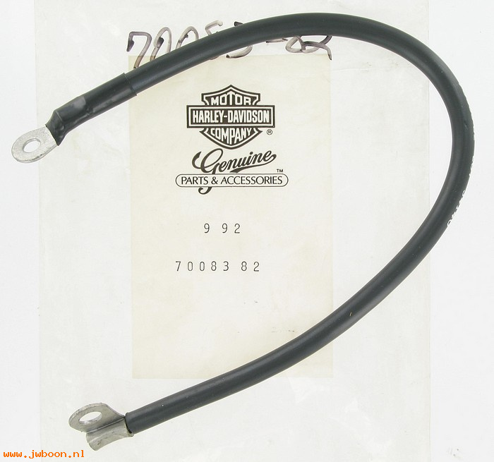   70083-82 (70083-82): Cable, battery positive to solenoid - NOS - XL 82-88. FXRT, FXRP