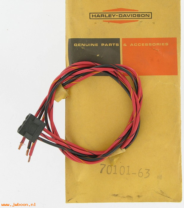   70101-63 (70101-63): Cable, headlamp toggle switch - NOS - Sportster XLCH 63-74