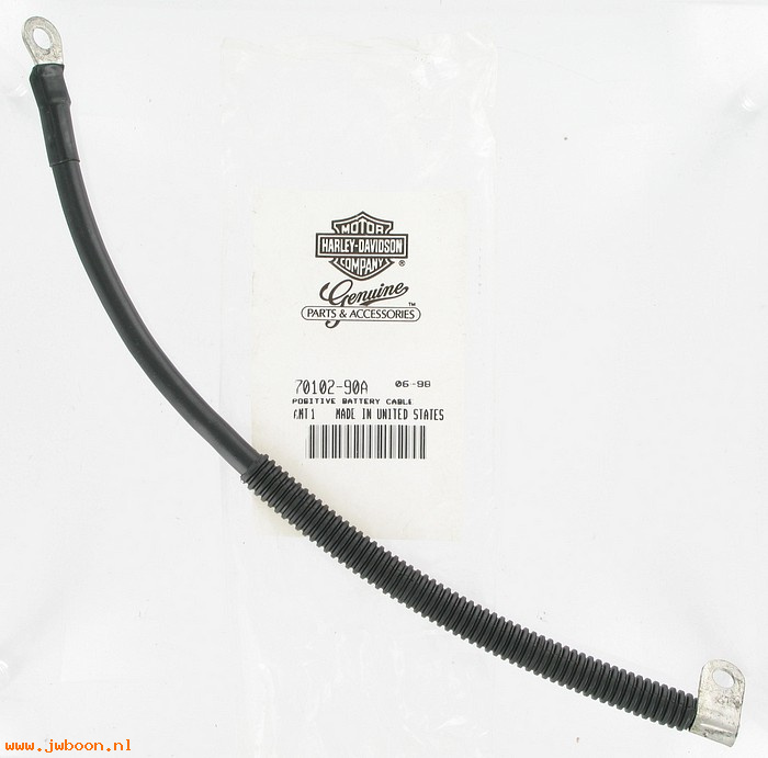   70102-90A (70102-90A): Battery cable - positive - NOS - FXD, Dyna 91-95