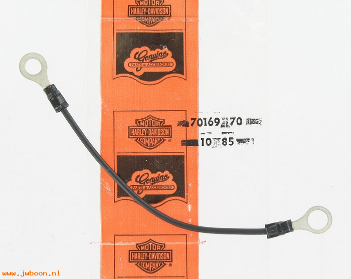   70169-70 (70169-70): Wire,starter relay to ground/ground strap regulator - NOS - FL,XL