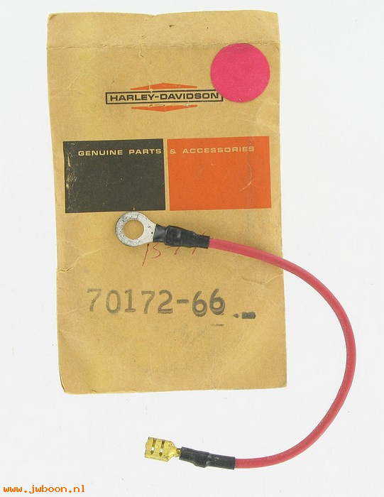   70172-66 (70172-66): Wire, micro switch to solenoid terminal - NOS - Golf car