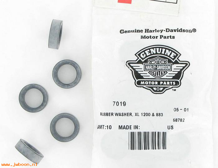       7019 (    7019): Rubber washer,shifter lever - NOS- Sportster XL 91-07.Buell 95-00