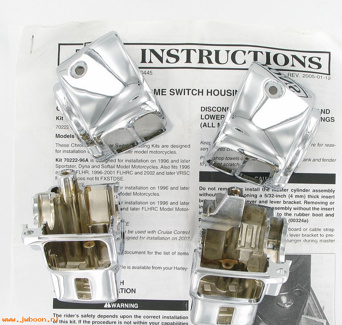   70223-96A (70223-96A): Switch housing kit - NOS - Touring. Electra Glide, FLHT '96-