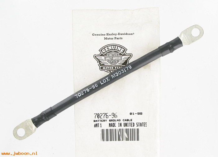   70276-96 (70276-96): Starter ground cable - NOS - FXD, Dyna 96-03