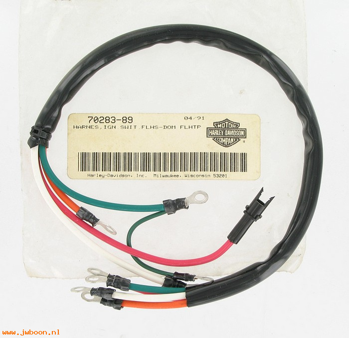   70283-89 (70283-89): Wiring harness - ignition switch - NOS - FLHS, FLHTP 89-92