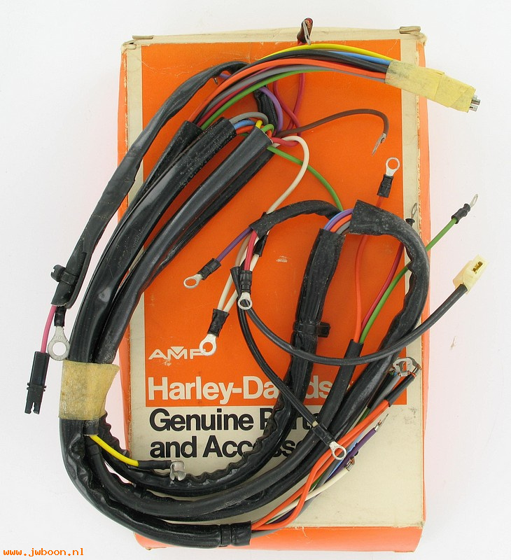   70326-75 (70326-75): Main wiring harness, kick start - NOS - Super Glide, FX 1975. AMF