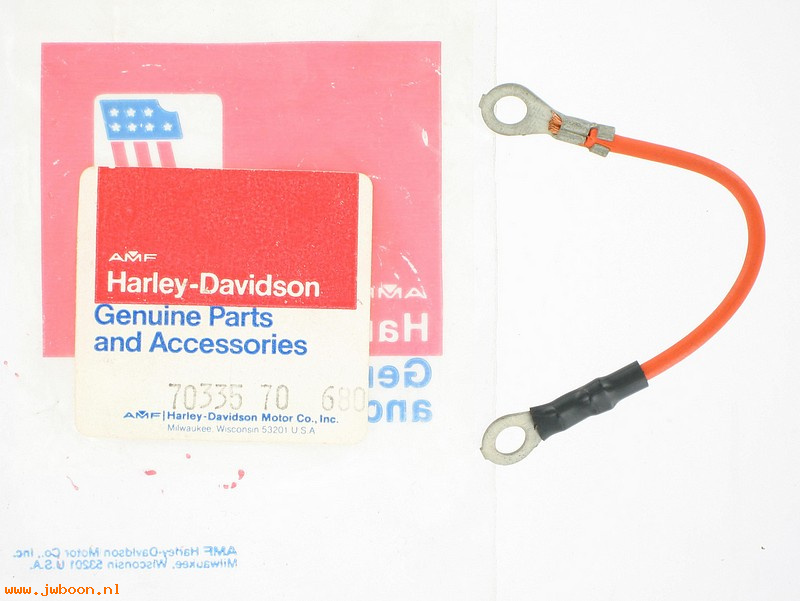   70335-70 (70335-70): Cable, fender terminal to lamp, signal lamp - NOS - FL 70-e77. GE