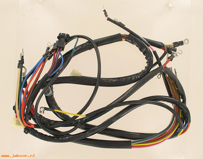   70343-78 (70343-78): Main wiring harness - electric start, FXE early '78 - NOS - Super