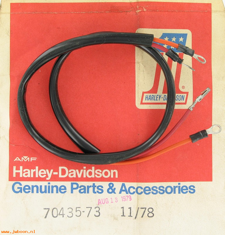   70435-73 (70435-73): Wiring harness, rear stoplight switch - NOS - Sportster XL 73-78
