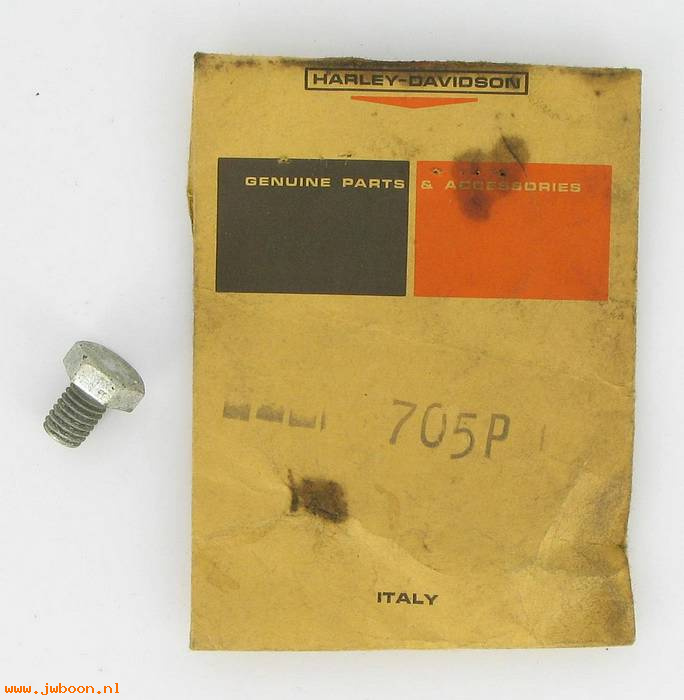        705P (     705P): Plug, crankcase impulse hole, 8 mm x 10 hex - NOS - M-50, X-90