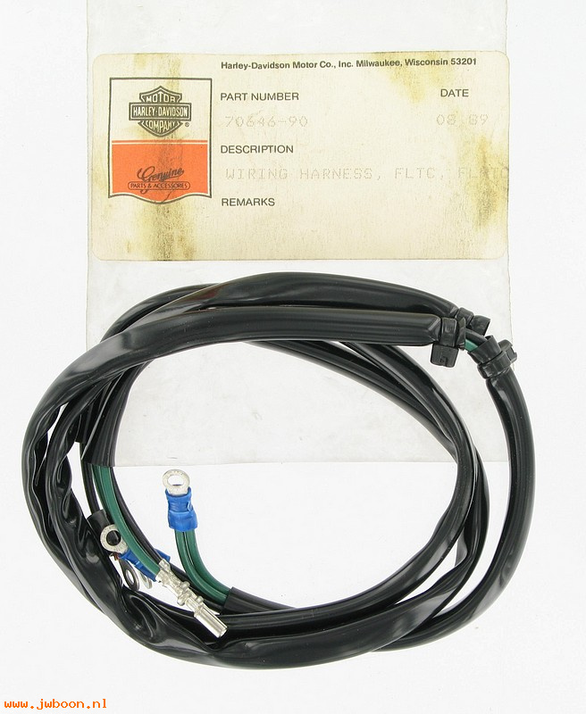   70646-90 (70646-90): Wiring harness - side light - NOS - FLHTC, FLTC 91-93