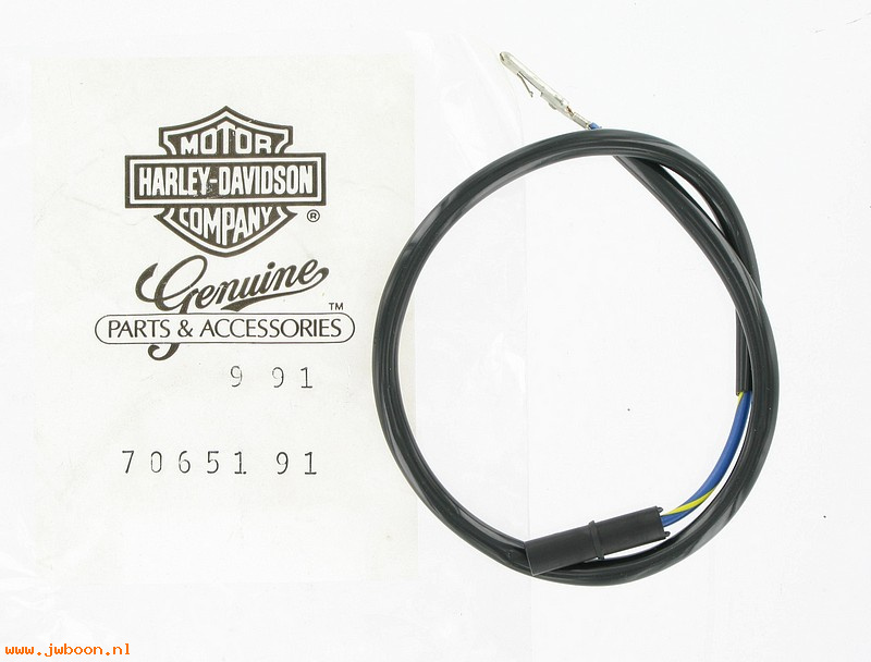   70651-91 (70651-91): PTT jumper cable - fairing to radio - NOS - FLTC-U L91-92