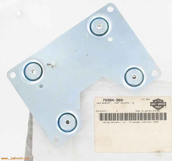   70984-96A (70984-96A): Top plate weldment - electrical panel - NOS - FXD, Dyna 96-99