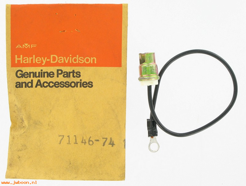   71146-74 (71146-74): Socket and wire - speedometer - NOS - FX 1974, Super Glide