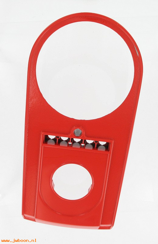   71286-99LZ (71286-99LZ): Instrument panel kit - scarlet red - NOS - Softail