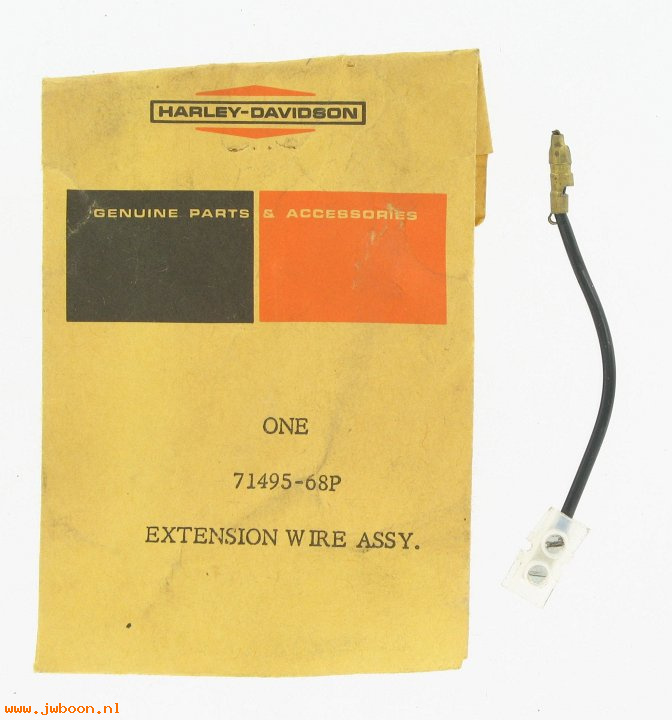   71495-68P (71495-68P): Extension wire, ignition lock switch - NOS - M-50. ML 1968. X-90