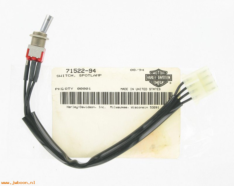   71522-94 (71522-94): Switch - spotlamp & accessory - NOS - Road King, FLHR 1994
