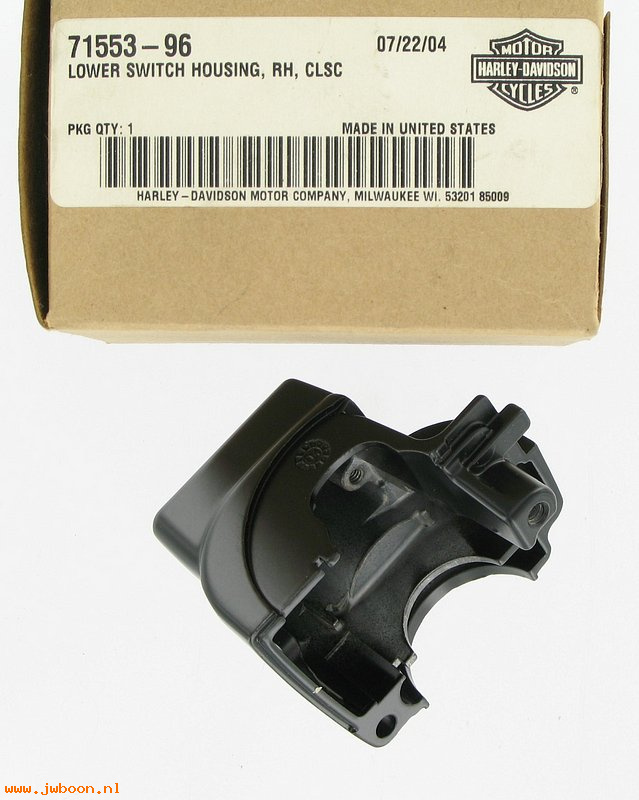   71553-96 (71553-96): Switch housing, lower right - NOS - Touring 96-07