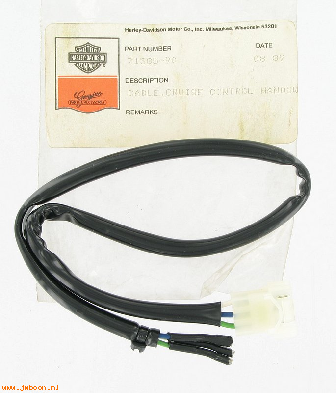   71585-90 (71585-90): Cable - cruise control hand switch - NOS - Touring 90-92